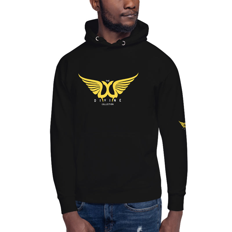 The Divine Collection Classic Logo Hoodie Ebony Edition