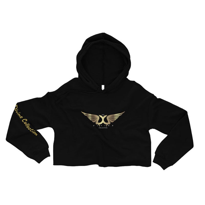 The Divine Collection Gold Edition Crop Top Hoodie