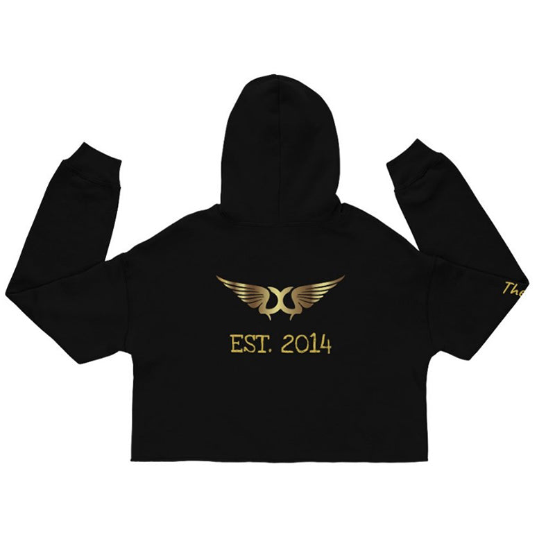 The Divine Collection Gold Edition Crop Top Hoodie