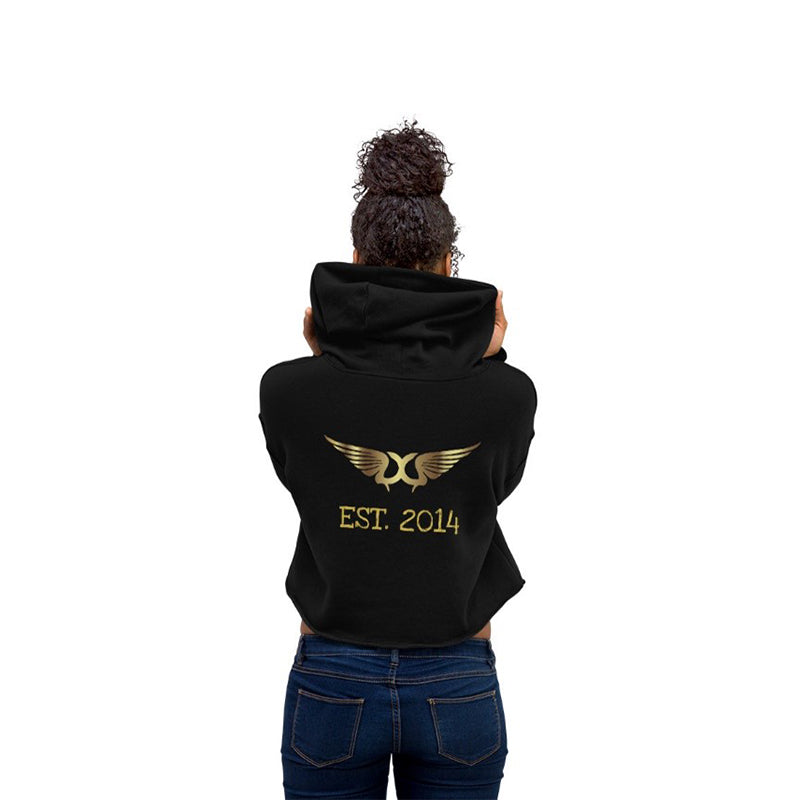 The Divine Collection Gold Edition Crop Top Hoodie