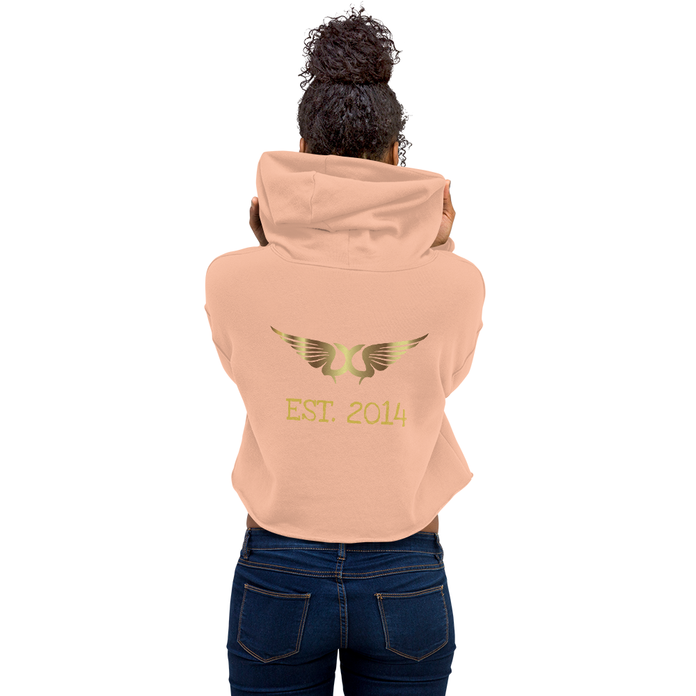 The Divine Collection Gold Edition Crop Top Hoodie