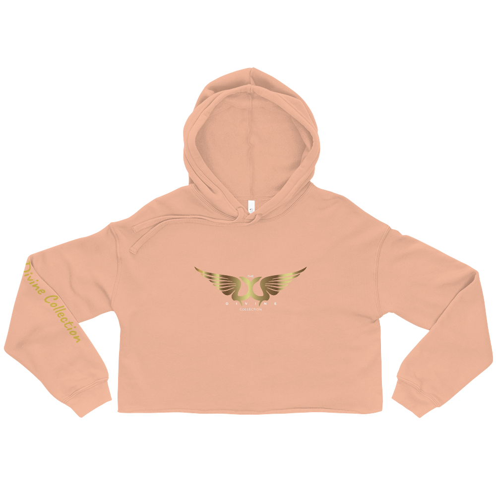 The Divine Collection Gold Edition Crop Top Hoodie